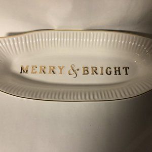 MUD PIE MERRY & BRIGHT LONG DISH